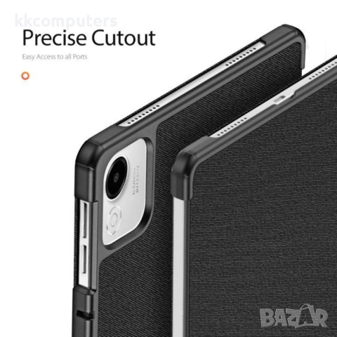 DUX DUCIS Кожен калъф за Honor Pad X9a / X9 Pro със Стенд, Слот за стилус, вкл. Протектор- Черен, Тъ, снимка 6 - Калъфи, кейсове - 52331370