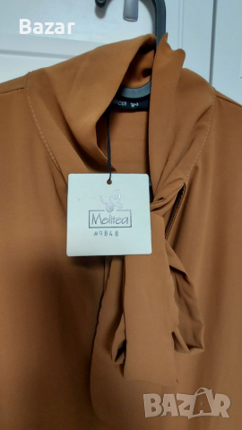 Блуза/ риза/ туника М/L, италианска Mitea, снимка 7 - Блузи с дълъг ръкав и пуловери - 36141042