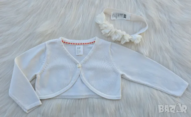 Детско болеро H&M 9-12месеца , снимка 4 - Жилетки и елечета за бебе - 49859204