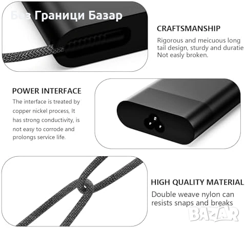 Ново USB-C 100W зарядно 20V 5A за HP Pavilion Plus 14 / Spectre Fold 17, снимка 3 - Друга електроника - 53666732