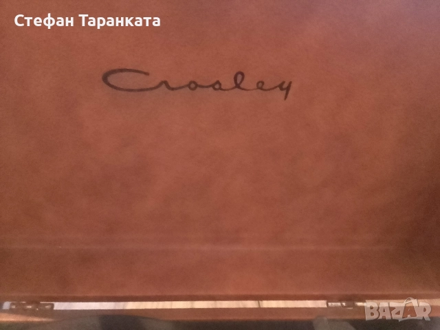 Грамофон със усилвател и вградени говорители във куфар., снимка 2 - Грамофони - 52315327