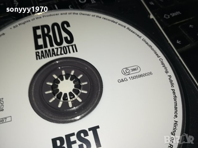 EROSS RAMAZZOTTI BEST CD 2602241648, снимка 17 - CD дискове - 44478650
