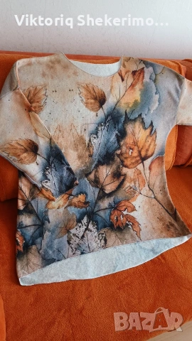 Красиви топли блузи, подходящи за празник и ежедневие, снимка 7 - Рокли - 53075381