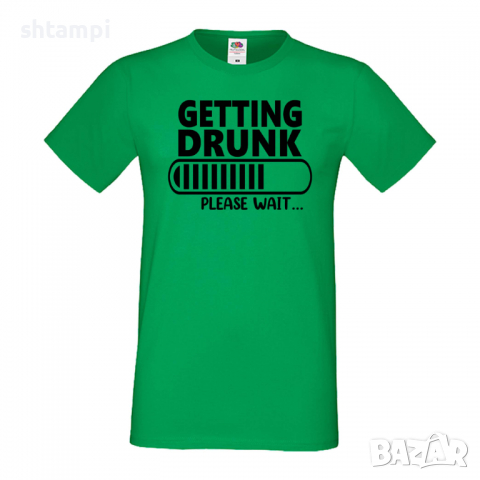 Мъжка тениска Getting Drunk Please Wait,Бира,Бирфест,Beerfest,Подарък,Изненада,Рожден Ден, снимка 5 - Тениски - 36377816
