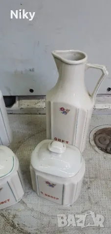 Порцеланови канички и буркани за подправки , снимка 3 - Чинии - 47852698