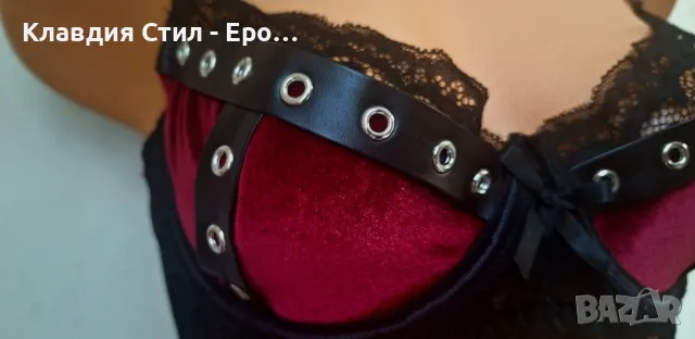 Промоция 🎀 Секси дамско бельо с кожени акценти, снимка 2 - Бельо - 50230950