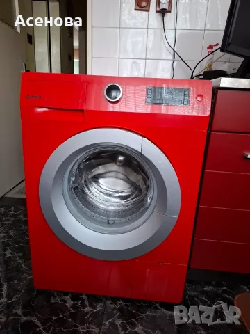 Пералня Gorenje W7443LR – червена, 7 кг, 1400 об., нуждае се от платка