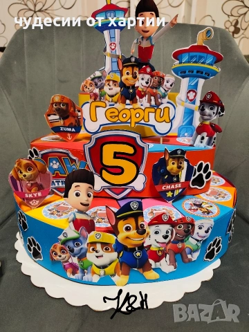 Картинена торта Пес патрул 