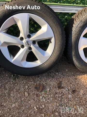 4бр. алуминиеви джанти с гуми от Nissan Qashqai 17 цола., снимка 5 - Гуми и джанти - 52819848