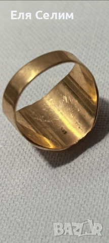 Мъжки 14к пръстен, снимка 3 - Пръстени - 52447261