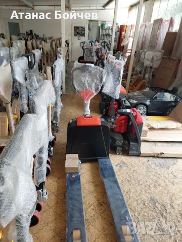 Електрическа транспалетна количка , снимка 7 - Друго търговско оборудване - 50285864