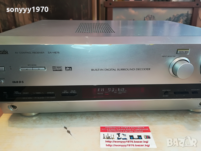 ПОРЪЧАН-PANASONIC SA-HE75 RECEIVER 2503221728, снимка 8 - Ресийвъри, усилватели, смесителни пултове - 36231536