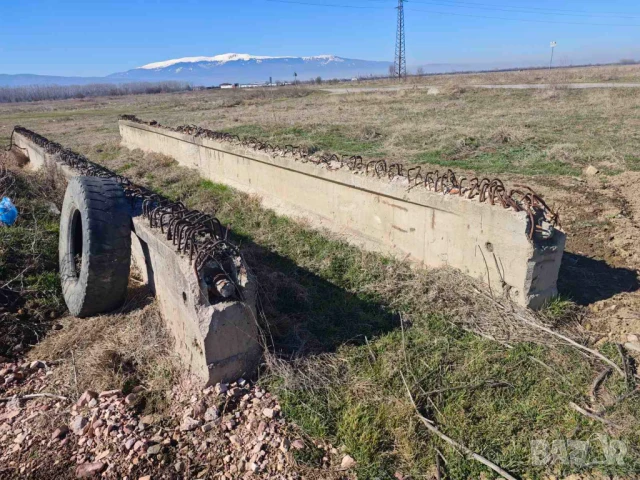 Бетон Фундамент армиран кранов път 13 метра , снимка 6 - Строителни материали - 50781691