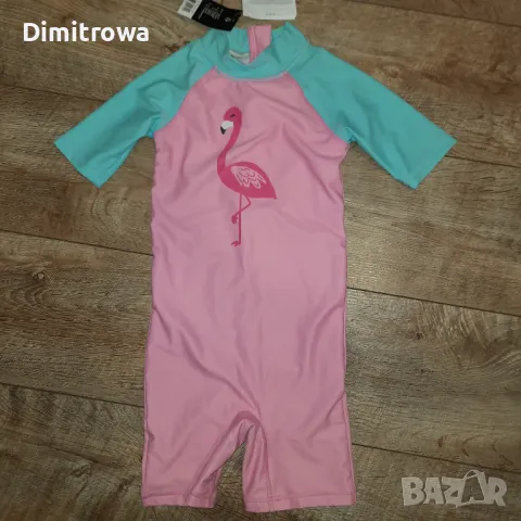 р-р 110-116см детски цял бански с UV защита за момиче, снимка 4 - Детско бельо и бански  - 47348505