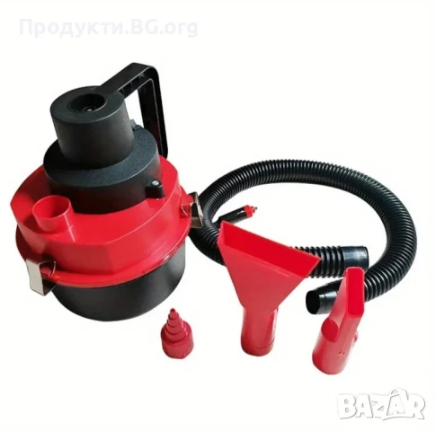 12V Автомобилна Прахосмукачка – Мокро/Сухо, 2L, 4 Приставки - 150W, снимка 6 - Аксесоари и консумативи - 50743174