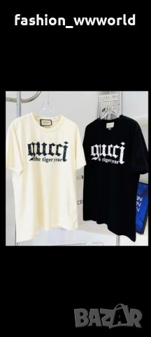 Тениска Gucci Пролет/Лято - реплика, снимка 5 - Тениски - 35971465