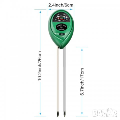 Tестер за почва, снимка 4 - Градински инструменти - 34734267