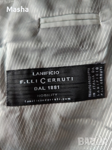 HUGO BOSS Vintage сиво мъжко вълнено сако L, снимка 4 - Сака - 52814933