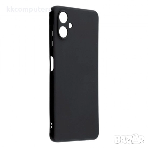 Силиконов кейс bSmart Silicone Soft Cover, За Samsung Galaxy A07, Черен и Протектор, снимка 2 - Калъфи, кейсове - 51922515