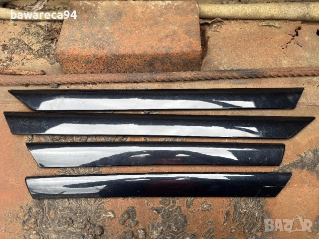 Черни пиано лак лайстни за врати за BMW E46 (1998-2005)