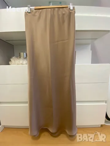 Сатенена пола Zara – чисто нова с етикет, снимка 2 - Поли - 56214105