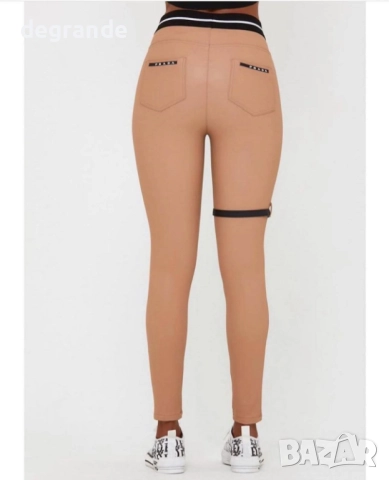 Кожен клин Prada , снимка 2 - Клинове - 52555194