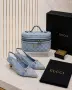 Gucci Дамска Светло Синя Чанта Гучи - Различни Модели Код E144, снимка 2