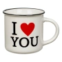 Чаша New Bone екрю I Love You за Свети Валентин 370 мл_1222688, снимка 1