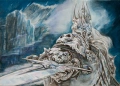 The Lich King, по изображение от World of Warcraft /картина, оригинал, 2015г./, снимка 1