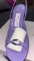 Jimmy Choo Lev 95mm Slingback Sandals – Purple, снимка 2