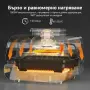 Мултифункционален грил-фритюрник HOMELUX 6в1 с горещ въздух, 1700W, Дигитален сензор, 12 програми, L, снимка 3