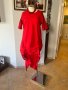 Червена ефектна рокля р-р Л , снимка 1