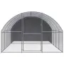 vidaXL Птичарник на открито, 3x4x2 м, поцинкована стомана（SKU: 3095473）, снимка 2