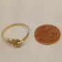 Фин дамски златен пръстен 14K (585) с камъчета – 1.54 гр. [ПРОМО ЦЕНА], снимка 2