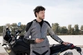 Мъжко лято мото яке SHIMA JET AIR GREY ,протектори и подплата, снимка 3