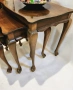 Комплект винтидж помощни масички в стил Queen Anne, снимка 7