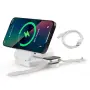 INMOZATA 3-в-1 магнитна безжична зарядна станция 15W за телефон, Apple Watch и AirPods, снимка 2