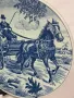 холандска декоративна порцеланова чиния    Delft  22/2, снимка 2