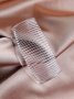 Силиконов бял прозрачен гребен шнола, снимка 1 - Аксесоари за коса - 41000716