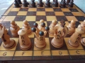 шах дървен гравиран 41/41 см, снимка 2