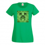 Дамска тениска Creeper Face 3 майнкрафт Minecraft,Игра,Забавление,подарък,Изненада,Рожден Ден., снимка 9