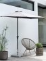 Балконски чадър в сив цвят 