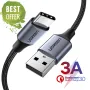 USB двуметров кабел за зареждане 2 метра 3А FAST, снимка 2