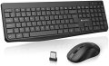 Нова Комбинирана безжична клавиатура и мишка бързи клавиши Подарък , снимка 1 - Клавиатури и мишки - 41955840