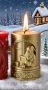 Молд свещ дядо Коледа с писмо , снимка 2