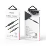 Аудио кабел Yesido YAU30 с бутони за звук / 3.5mm - 3.5mm / Черен / Баркод : 2403484, снимка 3