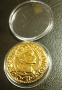 Позлатена полска монета 1584 г Стефан Батори, снимка 3