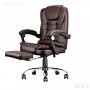Ергономичен офис стол с подложка за крака M1-EUBGY-1KAFEI, снимка 1 - Столове - 40150833