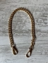 Златист синджир с две закопчалки от двата края подходящ като аксесоар за дънки , чанти и други ❤️, снимка 4