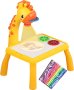 Детска маса за рисуване с проектор, жираф, снимка 1 - Мебели за детската стая - 42636501